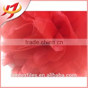 Hot Sale Wedding Decoration Cheap Flower Otganza Chair Sashes thumbnail-5