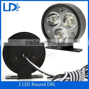 Motercycle DRL LED Truck Backup Lamp Waterproof Universal Car Round Reversing Light thumbnail-1