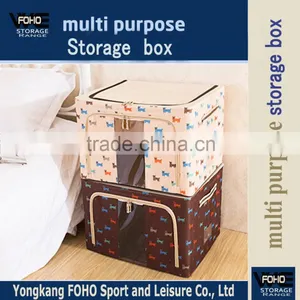 FH-CL0044 2015 Easy to Clean Fabric Oxford Bow Tie Clothes Storage Box thumbnail-1