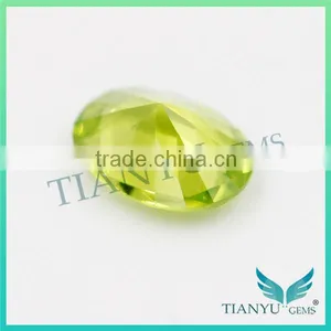 Free Samples Gem Stone Synthetic #172 Yellow Oval Cut Nano Sital Gems for Jewelry Necklace,Earring,Rings thumbnail-3
