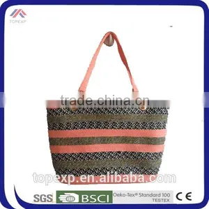 Raw Straw Bags Colorful Double-Purpose Bag thumbnail-3