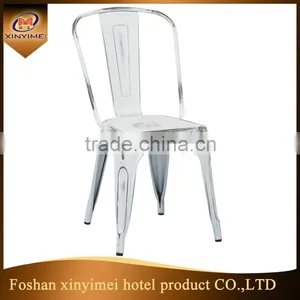 Colorful Fashion Stacking Dining Metal Chair thumbnail-3