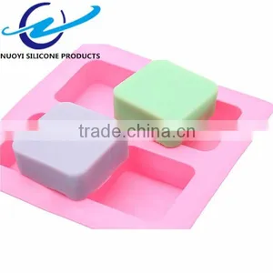 4 Cavities Square Shape Block Mould Soap thumbnail-5