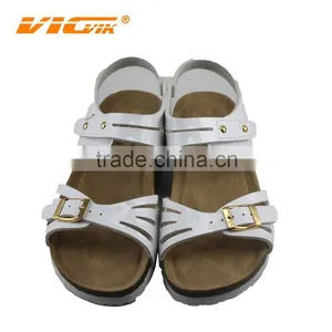 2015 Summer Cork Outsole Lady Comfortable Platform Sandal Shoe thumbnail-1