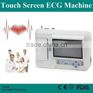 China Cheap Price Portable Six-channel Software Electrocardiograph Color Touch Screen 6 Channel Portable Ecg Machine thumbnail-1