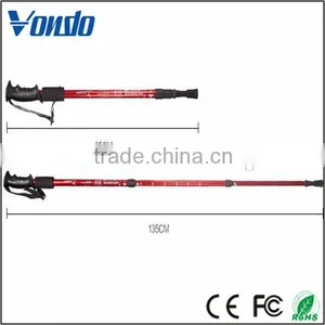 New Product 3 Sections Straight Shank Alpenstock Hiking Walking Sticks thumbnail-6