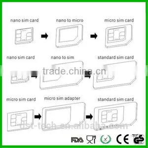 Nano Sim Card Adapters Standard Sim Card & Tools for IPhone thumbnail-3