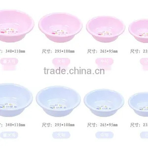 Wholesale Red pp Multifunctional Portable Round Small Plastic Basin thumbnail-1