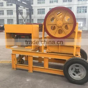 Diesel Engine Type Stone Jaw Crusher, Mobile Type Rock Jaw Crusher for Sale thumbnail-2