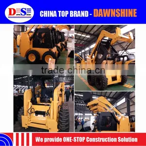 Hot Small Chinese Bobcat Skid Steer Tires 12-16.5 JC60 Mini Skid Steer Loader for Sale thumbnail-6