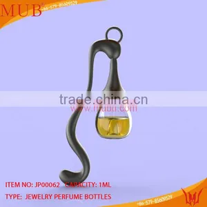 Glass Jewelry Horsetail Shape Necklace Glass Bottle thumbnail-1