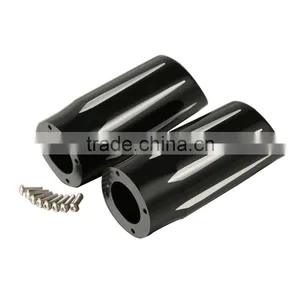 Edge Cut Upper Fork Slider Covers For Davidson Touring And Trike Models 1980-2013 thumbnail-2