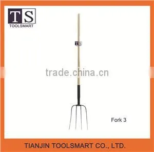 Garden Steel Fork With Long Handle thumbnail-1