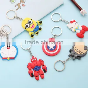 Promotional Gifts Cartoon Pokemon Pom Pom PVC Keychain thumbnail-3