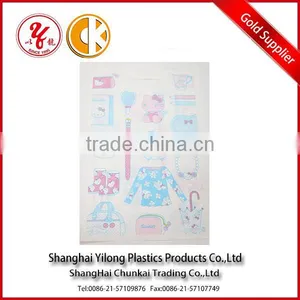 Custom Logo Design Printed Biodegradable LDPE/HDPE Carrier Punch Hole Patch Handle Plastic Die Cut Bag thumbnail-1