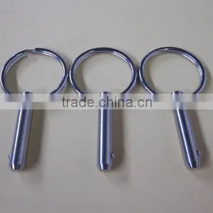 Hardware Zinc Nickle Plated or Stainless Safety Lock Linch Pin o Ring thumbnail-4