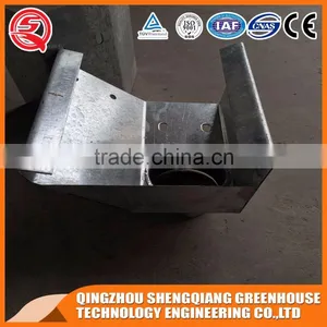Multi-span Plastic Tomato Greenhouse Hot Galvanized Steel Frame thumbnail-6
