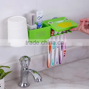 N161 New Products Cartoon Animal Sucker Family Toothbrush Holder thumbnail-3