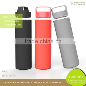 Novelty Different Ti-Borosilicate Thermos Glass Bottle For Gift thumbnail-6