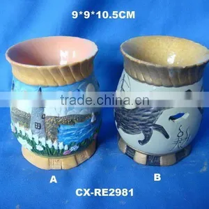 Ceramic Oil Burner, Ceramic Aromar Burner , Incense Burner thumbnail-1