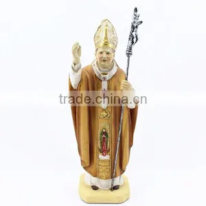 Tailor-made True Religious Gifts Holy Father Pope San Juan Pablo II Statue thumbnail-2