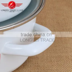 020856 New Design Hot Sale 3pcs Enamel Cookware Set With Glass Lid thumbnail-5