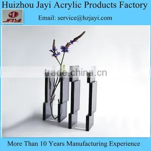 China Manufacturer Wholesale Acrylic Rectangular Vase thumbnail-5