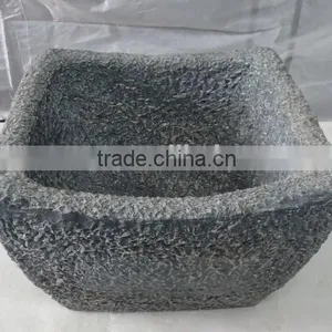 Garden Fiber Glass Clay Stone Finish Flower Pot Wholesale thumbnail-4