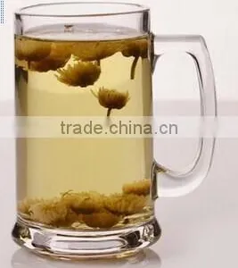 Customized Printing Glass Water Cup With Handle thumbnail-1