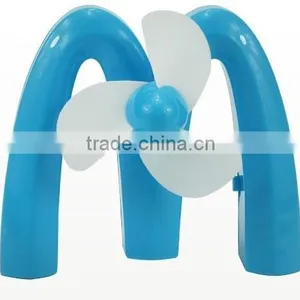 Creative Mini Cartoon M Letter USB Small Fan,Nice Portable USB Fan LS Eplus thumbnail-2
