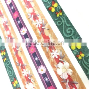 New Design Handmade Ribbon Sticker, Ribbon Sticker With Plastic Pearl and Follow, thumbnail-5
