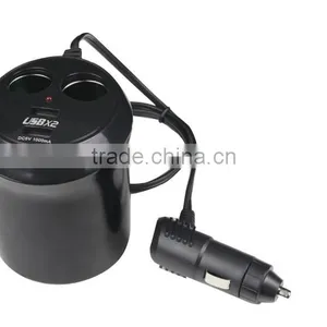 12V/24V Car Cigarette Lighter Two Socket thumbnail-2