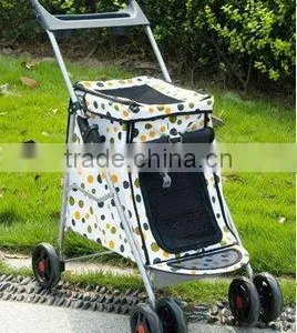 Folding Pet Trolley With Wheel thumbnail-1