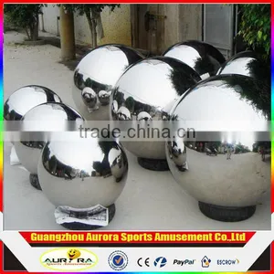 Hot Sale PVC Inflatable Crystal Ball Inflatable Silver Mirror Ball for Sale thumbnail-1