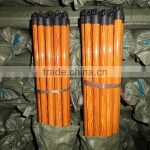 Low Price PVC Coated Wooden Broom Handle thumbnail-1