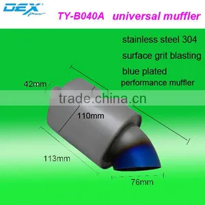Racing Spare Part Exhaust System Universal Muffler Tip thumbnail-2