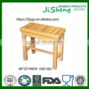 New Mould Proof Bamboo Bath Shower Stool thumbnail-1