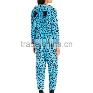 Adult Outdoor Onesie Women's Comfy Colorful Cute Cozy Plush Sherpa Fleece Adult Onesie Pajamas With Drop Seat thumbnail-4