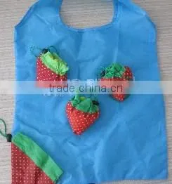 Mini Fcolor Oldable Promotional Gift Starwberry Nylon Shopping Bag thumbnail-1