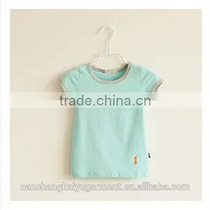 High Quality Wholesale Cheapest Kids Blank 100% Cotton T Shirt thumbnail-1