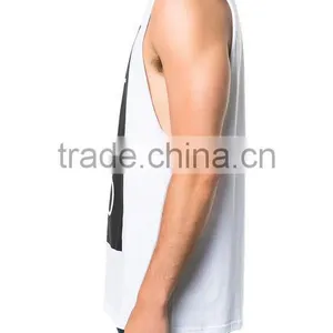 Mens Singlet Vests Custom Print Tank Top 100 Cotton Tank Top thumbnail-3