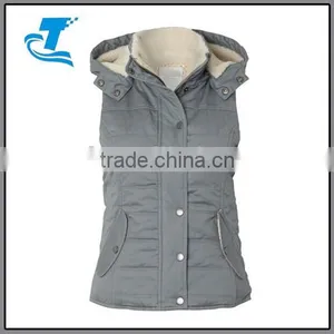 Women's Padding Vest, Ladies Padded Vest, Quilted Padded Vest thumbnail-1