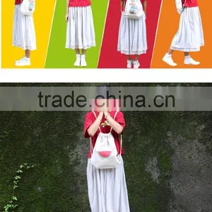 New Fashion Design Cotton Drawstring Backpack thumbnail-5
