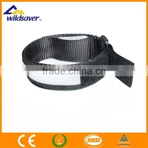 Velcro Custom Fabric Nylon LED Wristband thumbnail-2