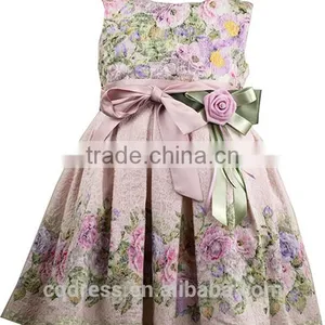 Bow Dream Flower Girl Wedding Fomal Party Princess Kids Dress thumbnail-1