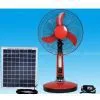 16inch Emergency Rechargeable Fan With Led Lamps and Solar Panels thumbnail-1