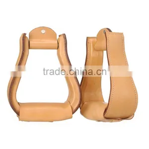 Horse Covered Leather Stirrup Best Quality Stirrup thumbnail-1