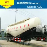 D-one Brand 3 Axles Bulk Cement Tank Trailer thumbnail-1