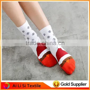 2016 New Women Winter Warm Christmas Warm Soft Cotton Cute Santa Claus Deer Socks Xmas Christmas Socks thumbnail-1