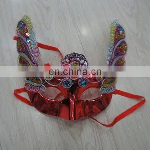 TZ-B14-R Peacock Halloween Party Mask thumbnail-1